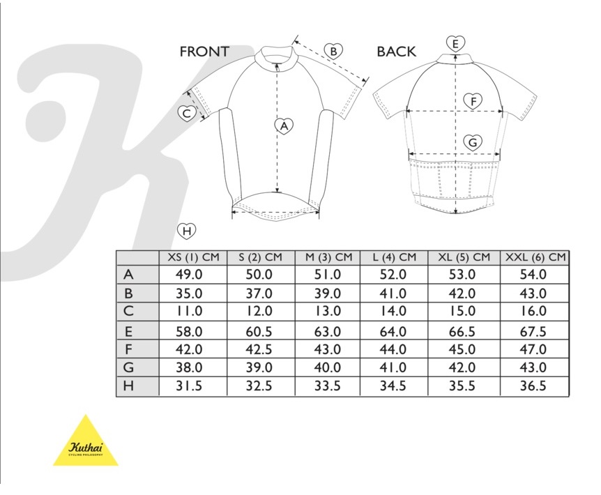 Kuthai Size Guide