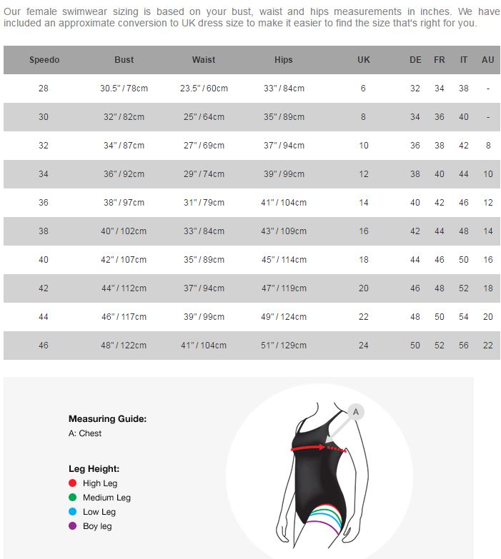 How To Size A Speedo Swimsuit Outlet Www nationalgym
