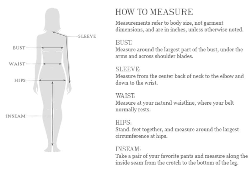 Sherpa Size Guide