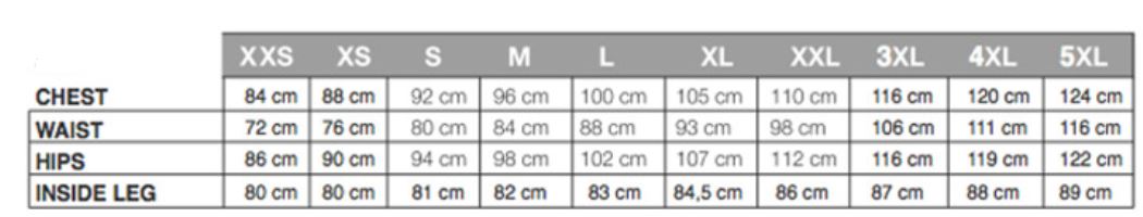 sportful-size-guide