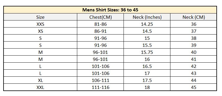 The Time Of Bocha Size Guide