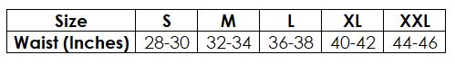 Unsimply Stitched Size Guide