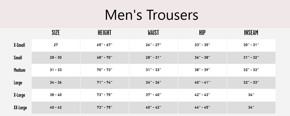 Volcom Size Guide