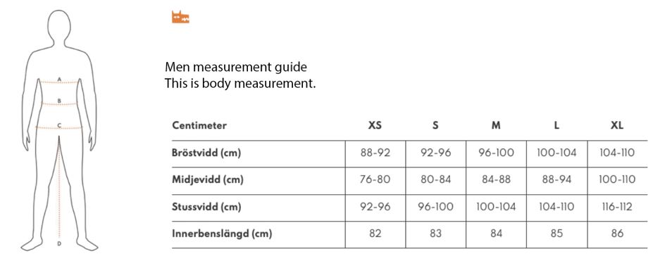 varg size guide